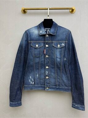 🚩steal DSQUARED2 Black ICON Branded Jacket
